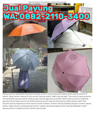 Ô882·2llÔ·౩ㄐÔÔ (WA) Harga Payung Promosi Semarang Payung Promosi Yang Murah