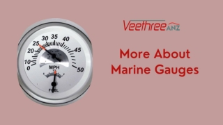 More About Marine Gauges