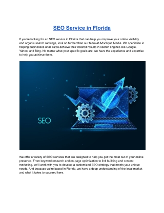 SEO Service in Florida