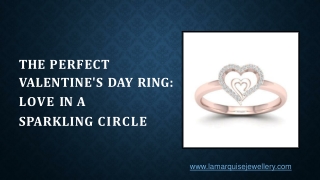 The Perfect Valentine's Day Ring Love in a Sparkling Circle