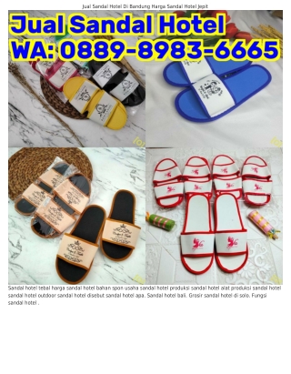 088ᑫ~8ᑫ8З~ϬϬϬ5 (WA) Membuat Sandal Hotel Beli Sandal Hotel Eceran