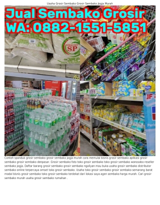 Ô88ᒿ_l55l_585l (WA) Grosir Sembako Harga Murah Usaha Grosir Sembako Rumahan