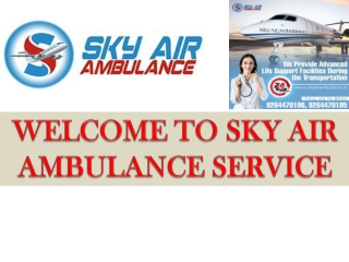 Marginal  Rate  Air Ambulance in Bhubaneswar by Sky Air Ambulance