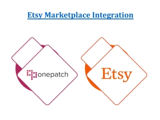 Etsy Marketplace Integration | Etsy Product Listings | Etsy Order Management
