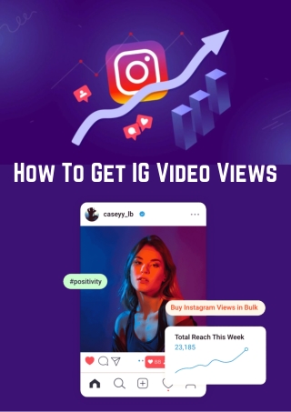 How To Get ig Video Views