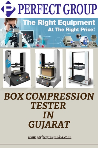 Box compression tester in Gujarat | Perfectgroupindia