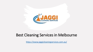 Best Cleaning Services in Melbourne