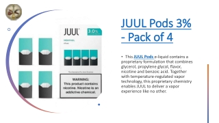 JUUL Pods 3% - Pack of 4