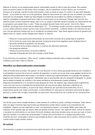 Consejos para construir una relación sana