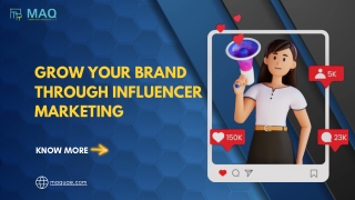 The Benefits Of Influencer Marketing | MAQ Computer Services Dubai, UAE