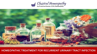 Homeopathic Treatment for Recurrent Urinary Tract Infection
