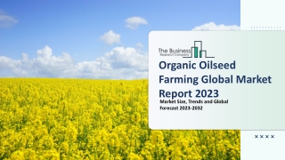 Organic Oilseed Farming Global Market Report 2023