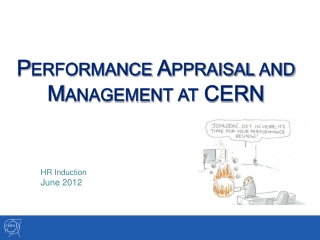 Performance Appraisal and Management at CERN