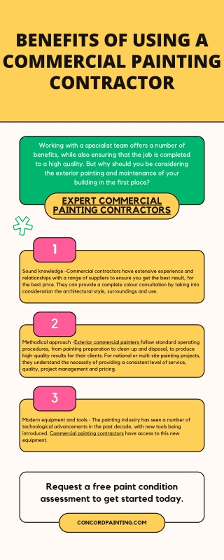 Benefits of using a commercial painting contractor