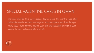 SPECIAL VALENTINE CAKES IN OMAN