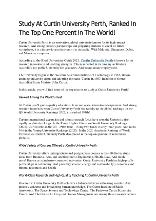 13-Curtin University Perth
