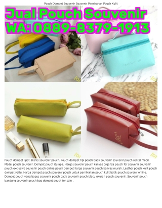 Ö889-8ᣮᜪ9-I9Iᣮ (WA) Pouch Dompet Elektronik Pouch Souvenir Pouch