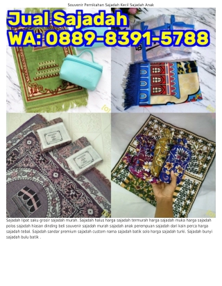 O889~8౩9I~5ᜪ88 (WA) Ukuran Sajadah Sedang Sajadah Anak Digital