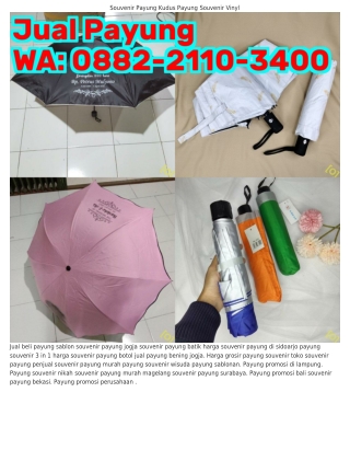 Ô882–211Ô–ᣮ4ÔÔ (WA) Souvenir Topi Payung Toko Payung Jogja