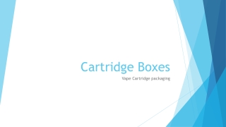 Cartridge Boxes