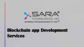 blockchain app development services