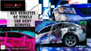 Key benefits of timely car dent removal