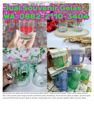 O88ᒿ_ᒿIIO_34O4 (WA) Souvenir Gelas Lilin Solo Souvenir Gelas Pekalongan