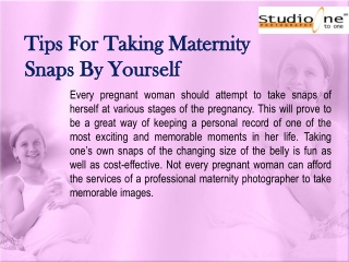 Tips For Taking Maternity Snaps By Yourself