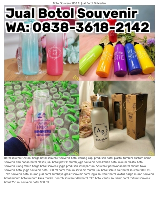 Ô8ᣮ8.ᣮϬI8.2I42 (WA) Souvenir Botol Kaca Toko Botol Surabaya