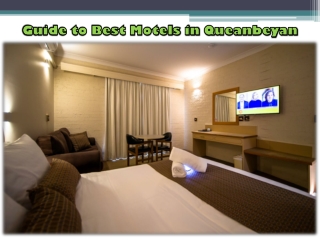 Guide to Best Motels in Queanbeyan