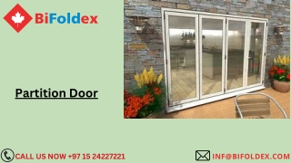 Partition Door | Bifoldex Door in Dubai