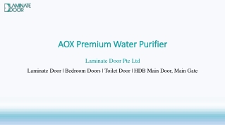 AOX Premium Purified Water