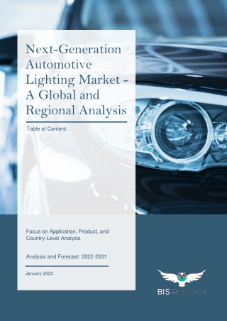 Next-Generation Automotive Lighting Industry Forecast Analysis