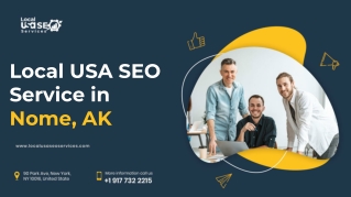 Local USA SEO Service in Nome, AK