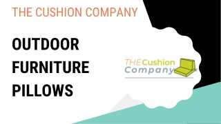 Shop Outdoor Furniture Pillows at The Cushion Company