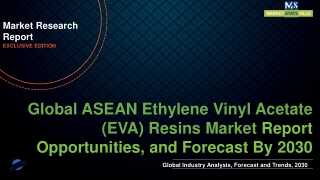 ASEAN Ethylene Vinyl Acetate Resins Market Worth US$ 8,532.6 million by 2030