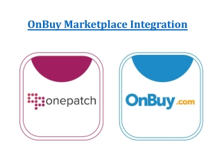 OnBuy eCommerce Integration | OnBuy Product Listings | OnBuy Order Management