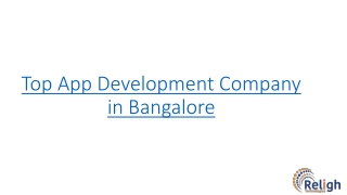 App Development Company in Bangalore