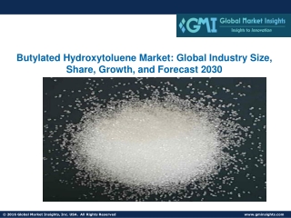 Butylated Hydroxytoluene Market: Global Industry Size, Growth, and Forecast 2030