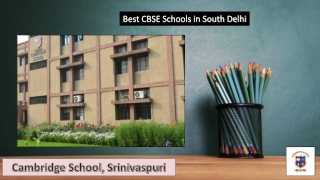 Best Schools in South Delhi