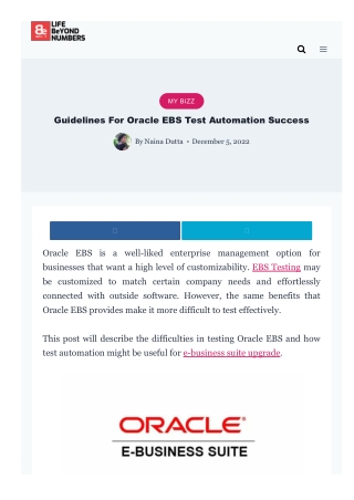 Guidelines For Oracle EBS Test Automation Success (1)