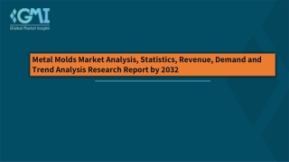 Metal Molds Market Share, Company Profiles and Forecast by 2032