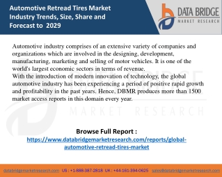 Automotive Retread Tires Market