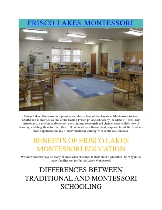 FRISCO LAKES MONTESSORI