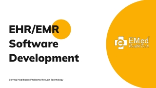 EHR/EMR Software Development Services| EMed HealthTech