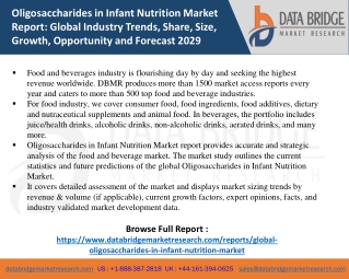 Oligosaccharides in Infant Nutrition Market