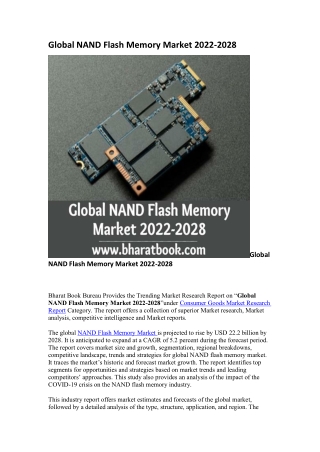 Global NAND Flash Memory Market 2022-2028