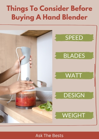 Things To Consider Before Buying A Hand Blender