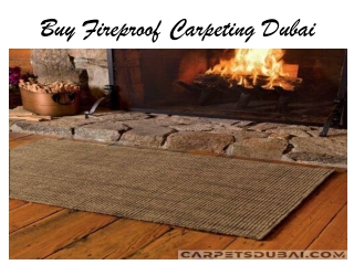 Buy Fireproof Carpeting Dubai