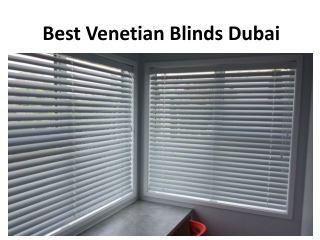 Best Venetian Blinds Dubai